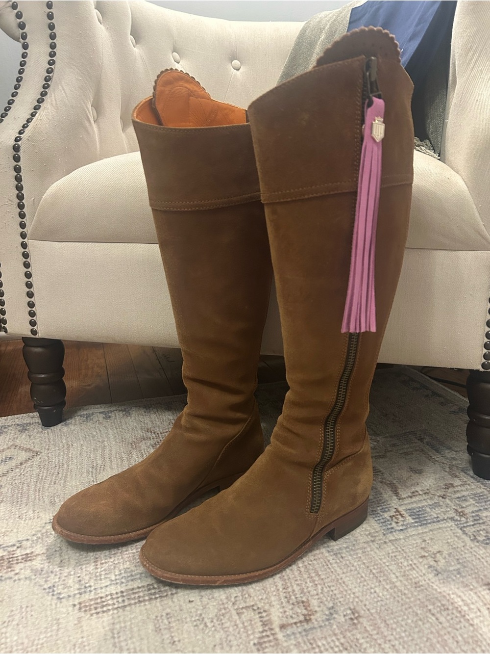 Fairfax & Favor Regina Boots - Sporting Fit (Wide Calf), Size 39 (Eu) / 8.5 (US)